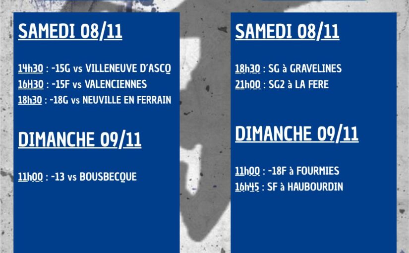 Programme du week-end