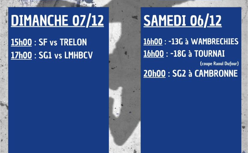 Programme du week-end