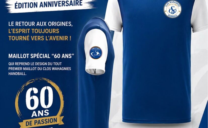 60 ans – Prévente Tee-Shirt 60 ans